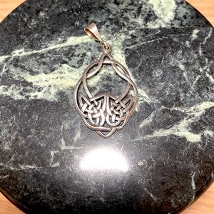 Silver Celtic style pendant